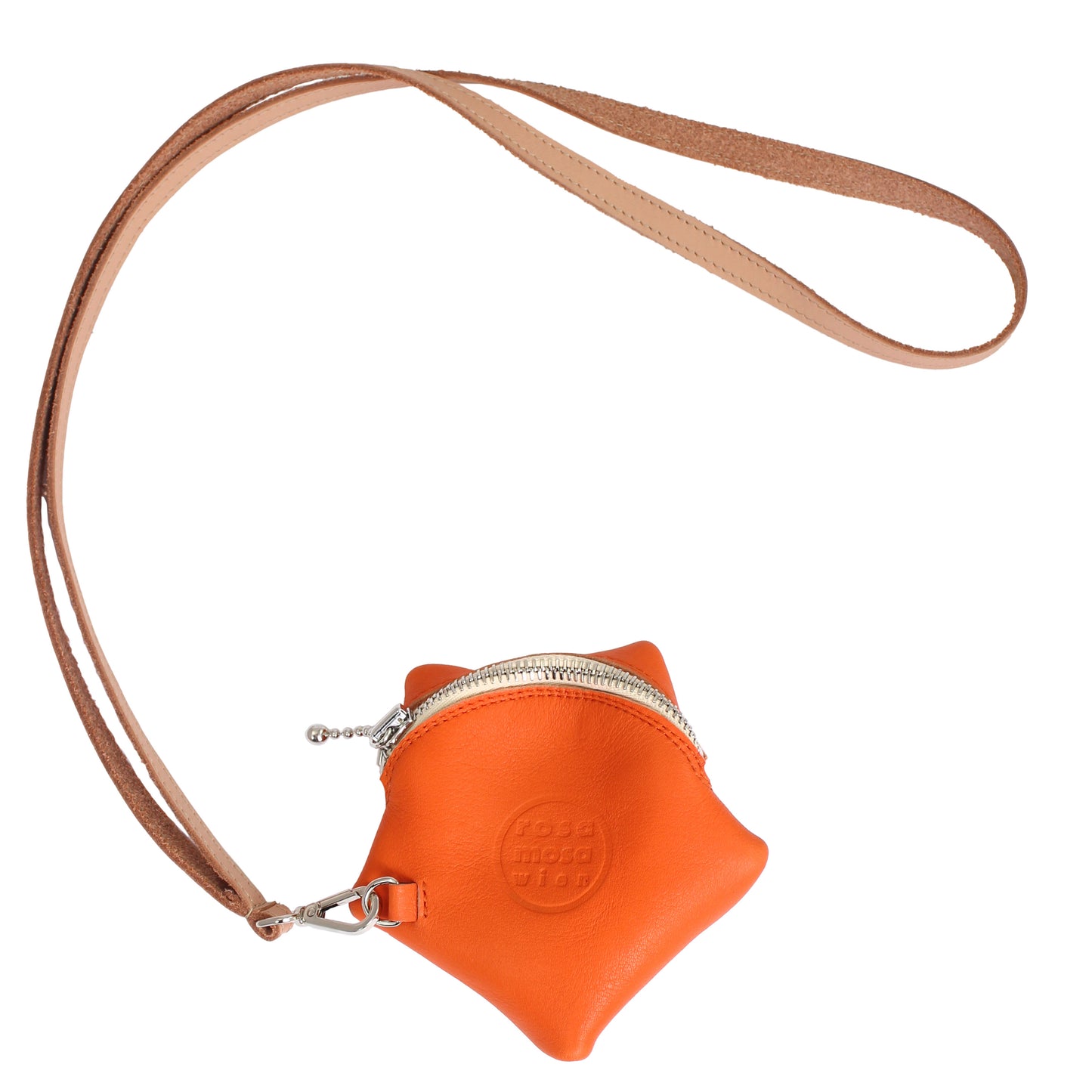 KAISERSEMMEL Leather Coincase Wallet  + Deep Orange