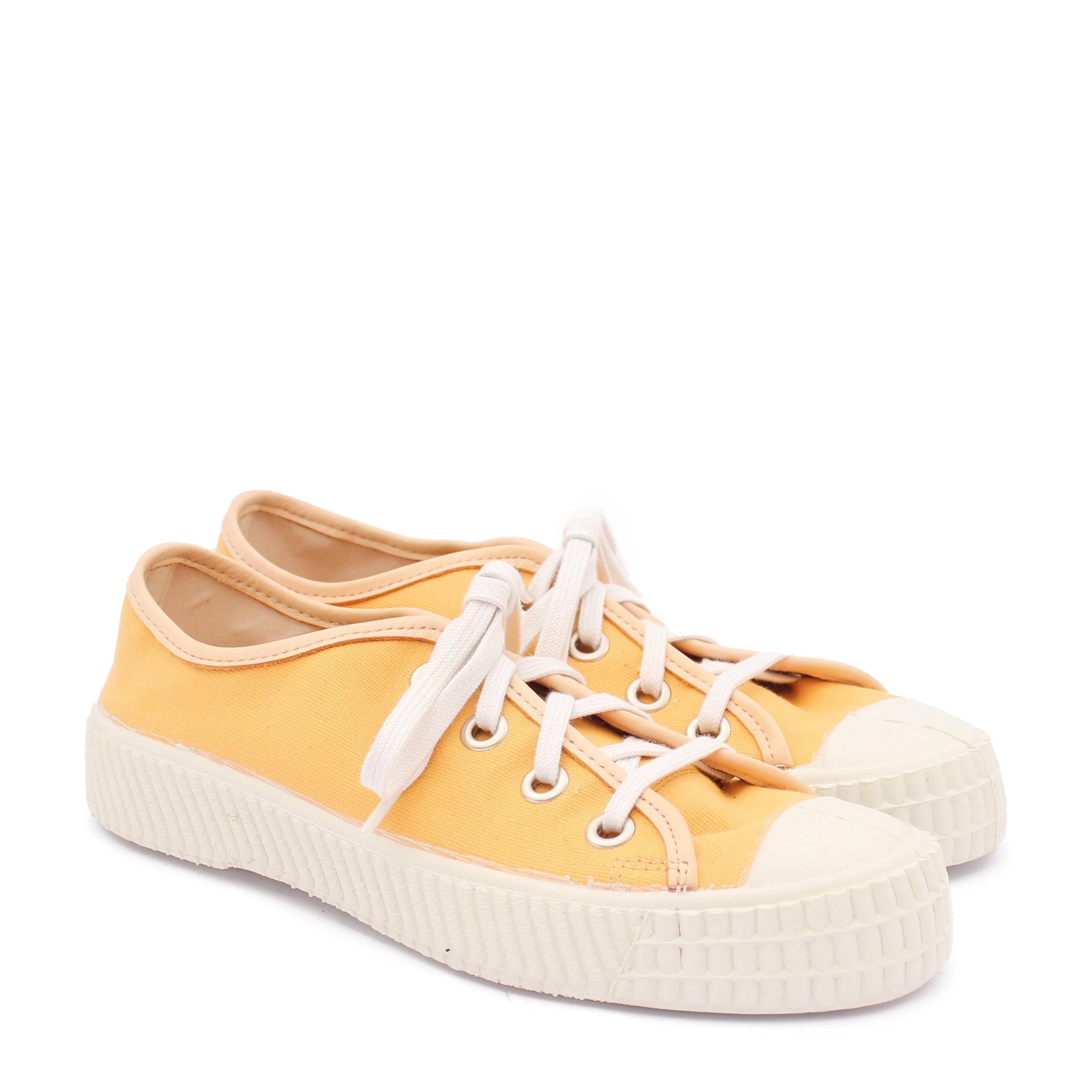 MILAN CANVAS + Low Canvas Sneakers + Yellow