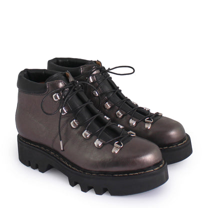 Rosa Mosa Similaun dark metallic leather hiking welted boot