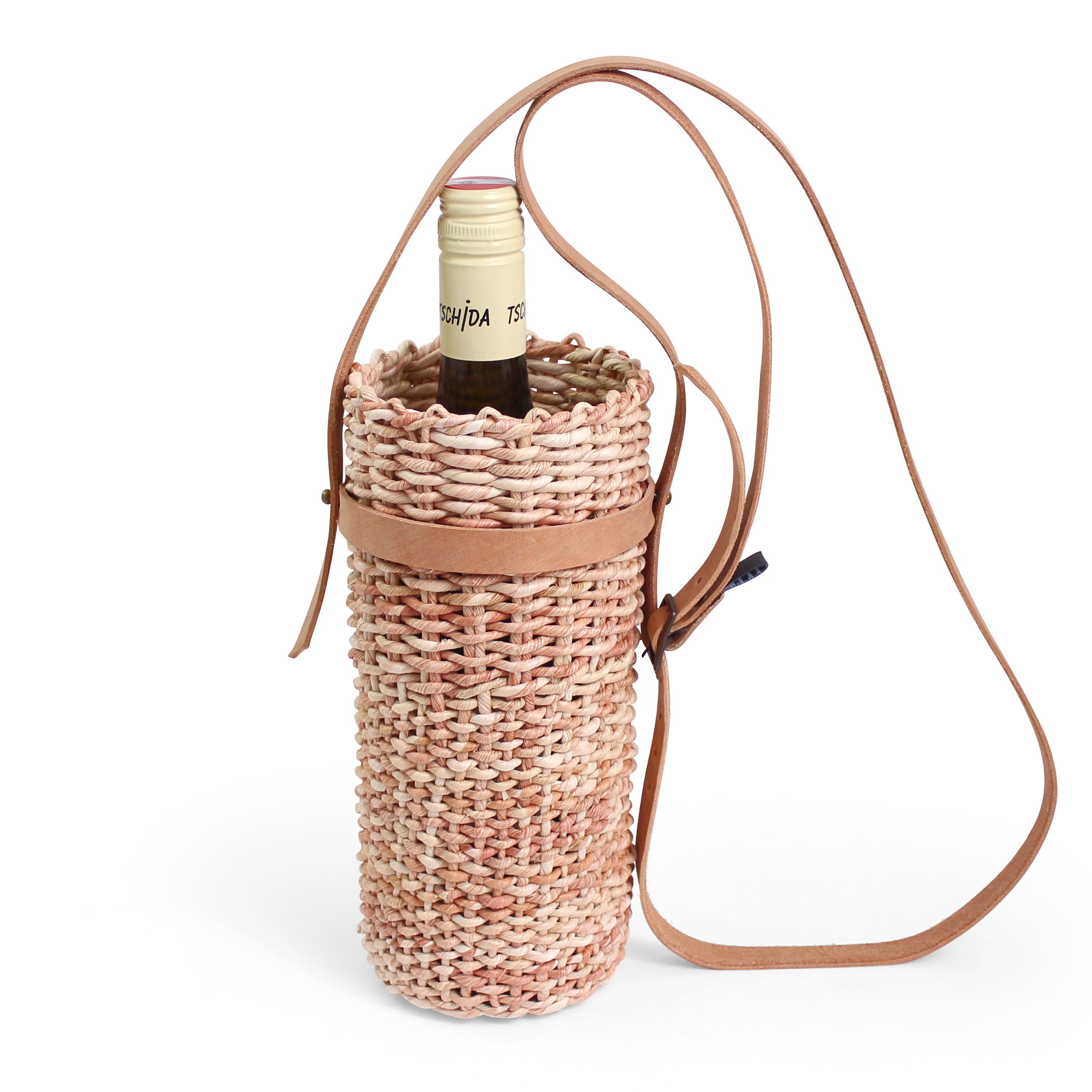 VALERIA Cornleaf Bottle Bag + Red Cammello