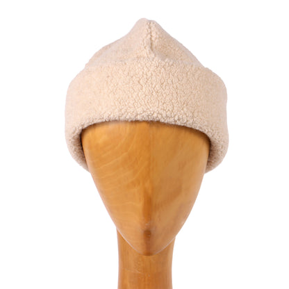 CÂBLEAMI Recycle Wool W/CAP + Pile Stitch + ecru