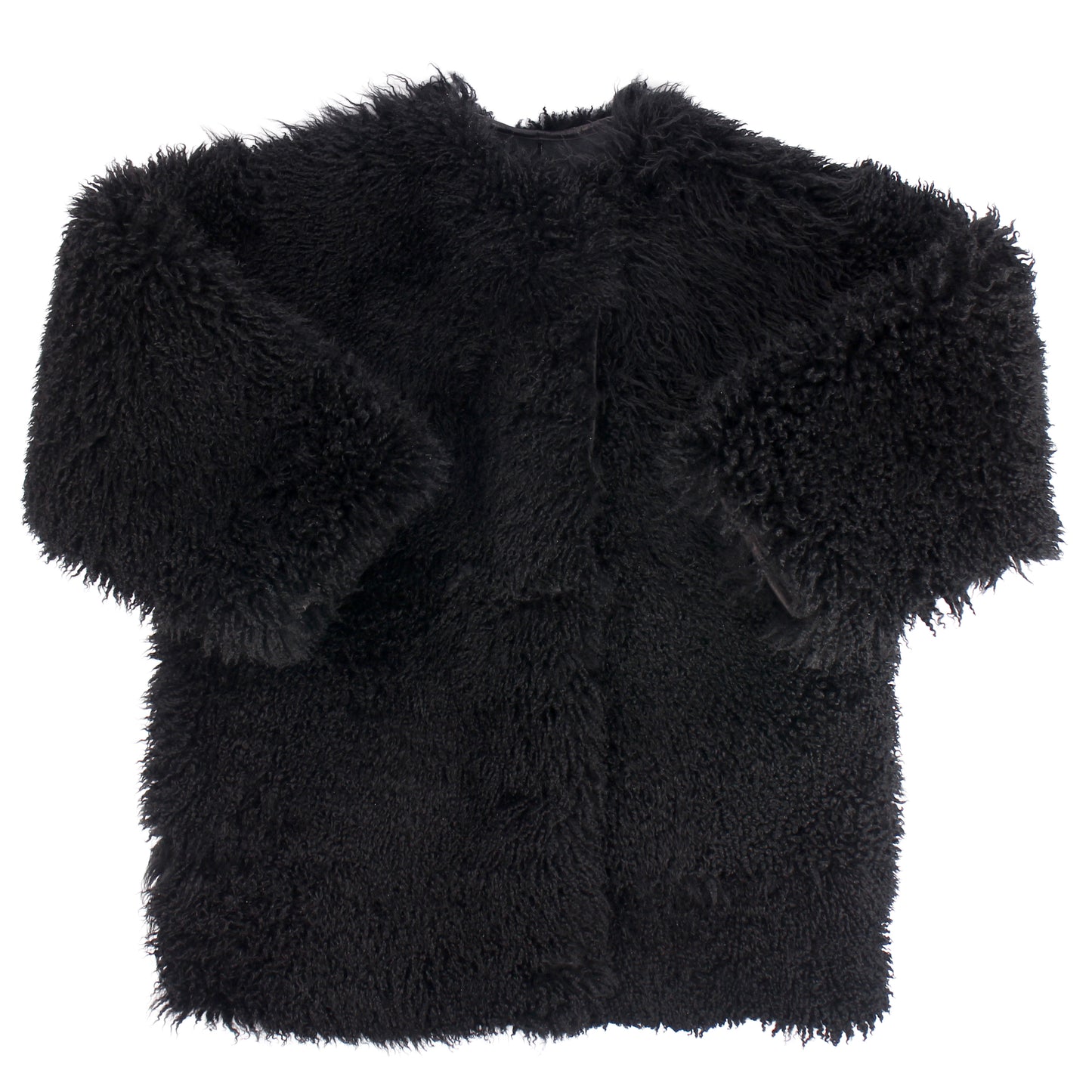 Long Jacket COMET L + Reversible Shearling Jacket + Black L