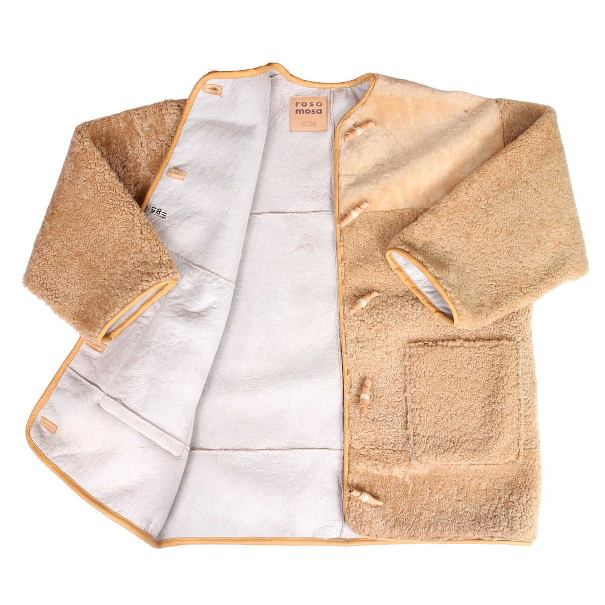 Long Jacket COMET + Reversible Shearling Jacket + Miele