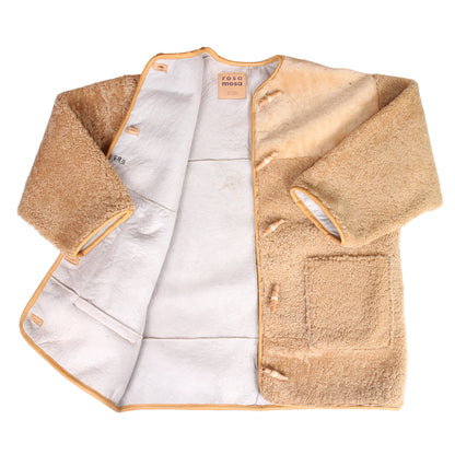 Long Jacket COMET + Reversible Shearling Jacket + Miele