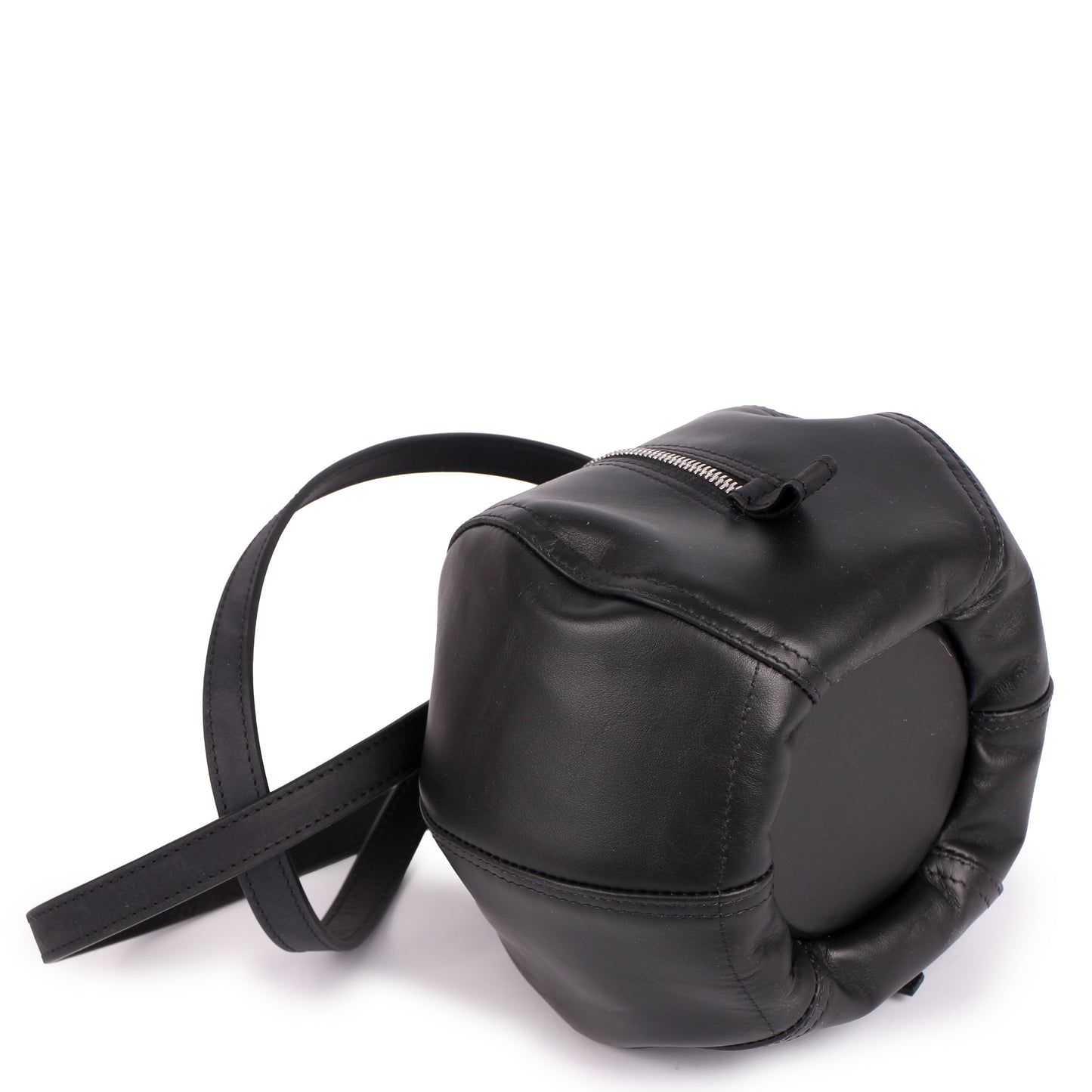 HELMET BAG SMALL + Leather Cross Mini Bag + All Black
