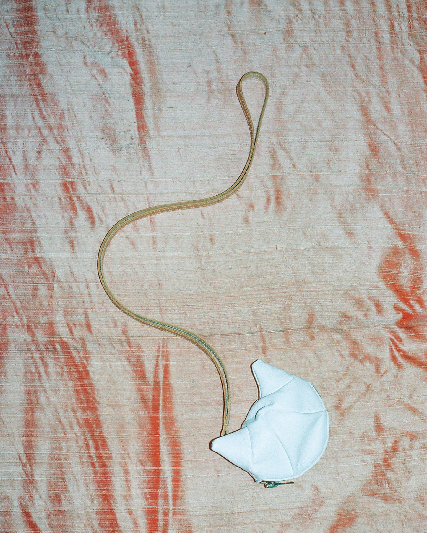 CROISSANT Leather Coincase Wallet + White