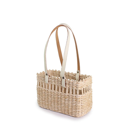 VALERIA SHOPPER BAG mini + Cornleaf Mini Bag + Off White