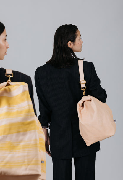 SAILING M BAG + Leather Sailing Bag + Powder Beige