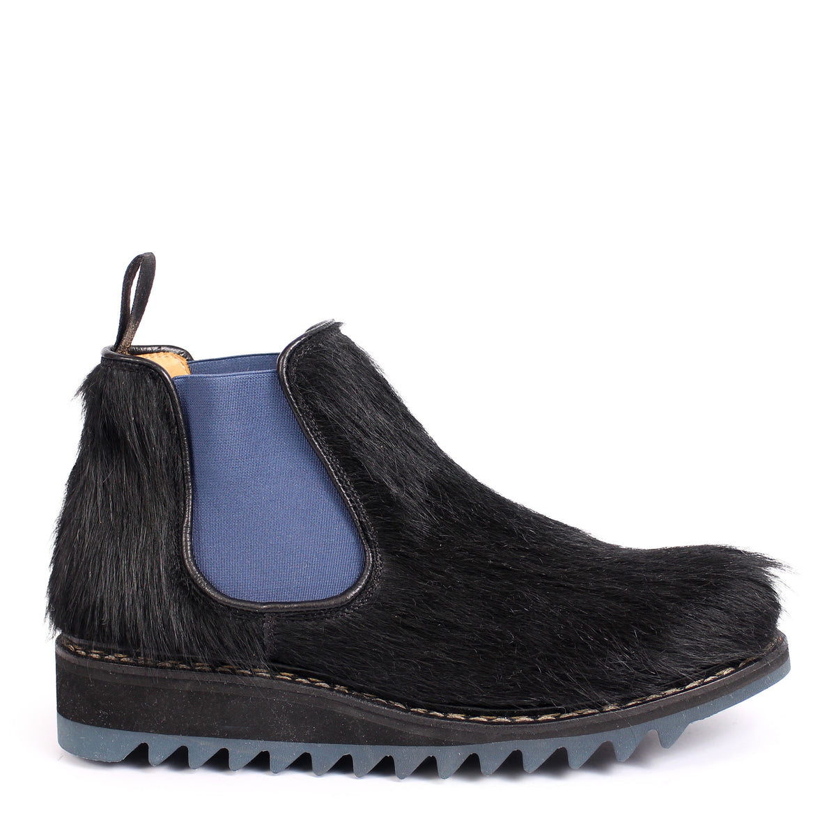 SIDE GORE BOOTS + Navy Mucca