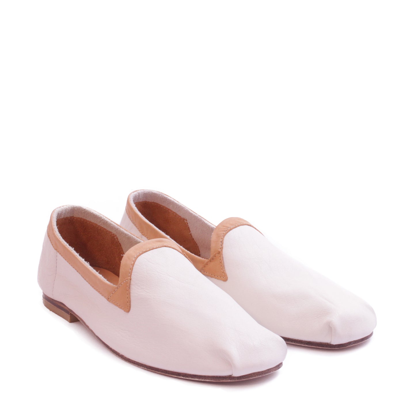 KARRÉ + Leather Slip-on Shoes + White