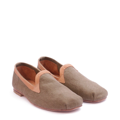 KARRÈ CANVAS + Canvas Slip-on Shoes + Olive