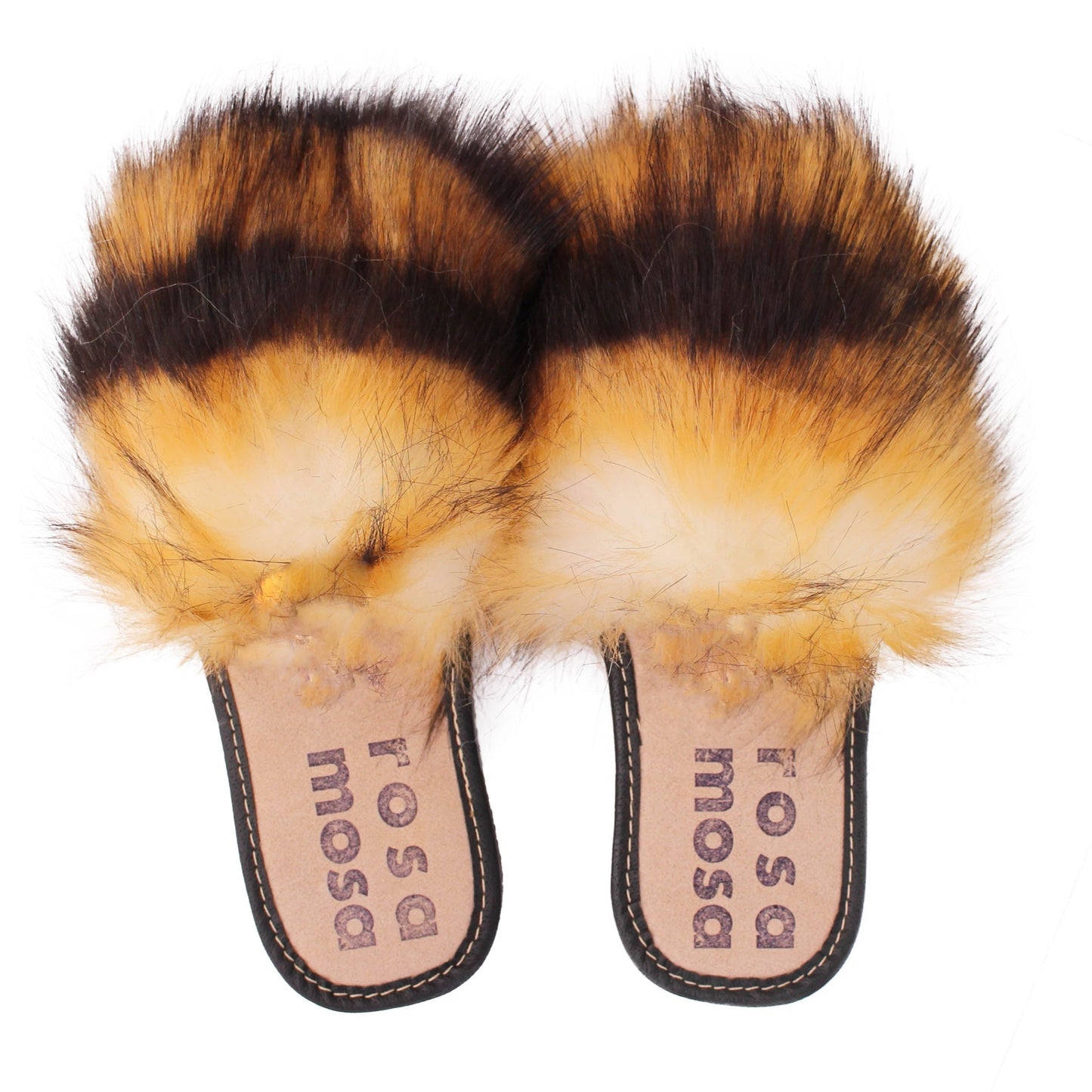 Faux Fur Slippers + Foxy