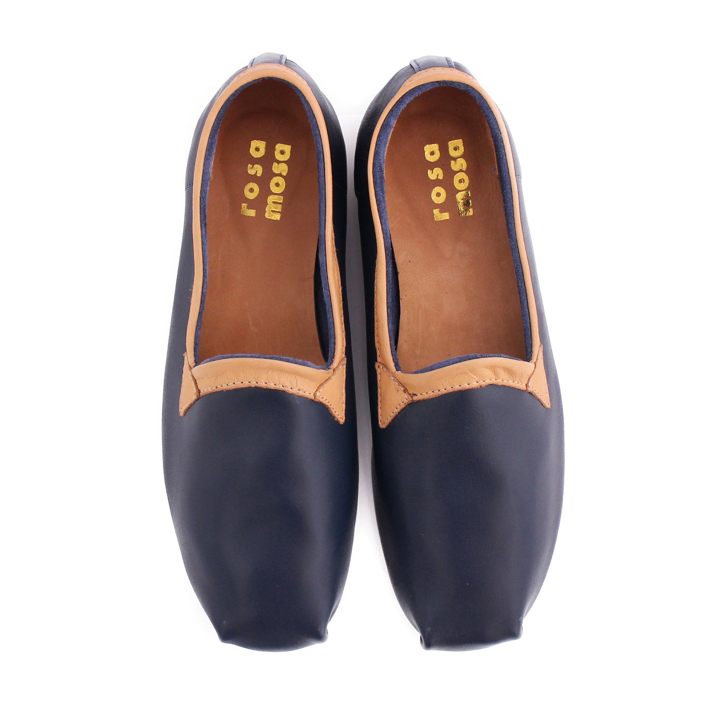 KARRÉ + Leather Slip-on Shoes + Navy