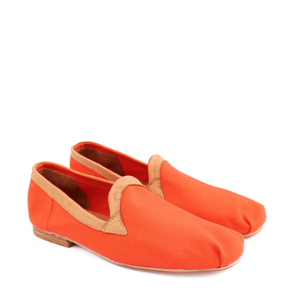 KARRÈ CANVAS + Canvas Slip-on Shoes + ORANGE