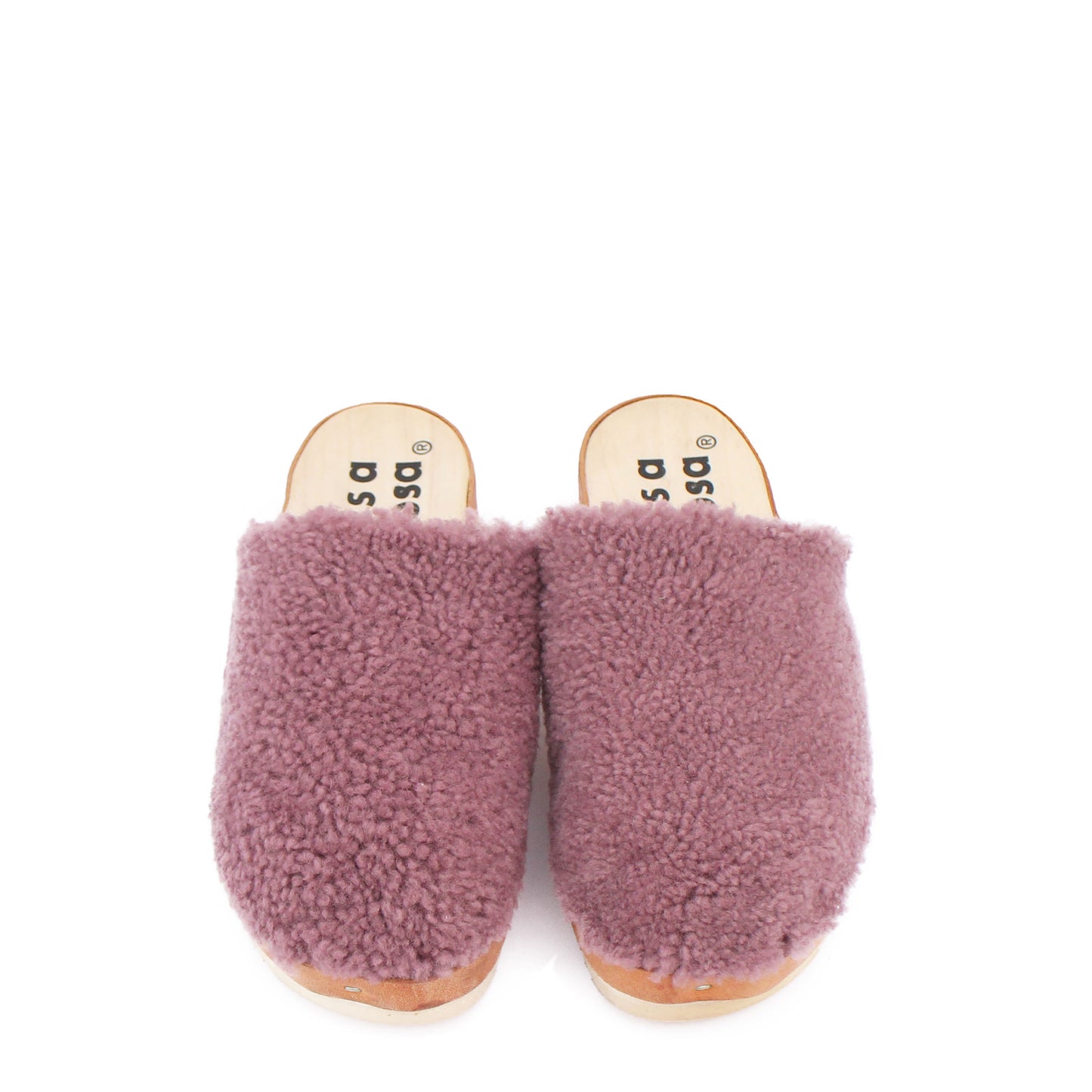 PANTO CURLY+ Shearling Clog Shoes + Lila
