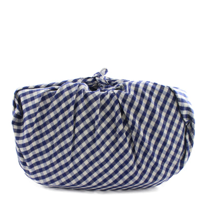 WILLOW DELTA STRIPE + Rattan Shopper Bag + White